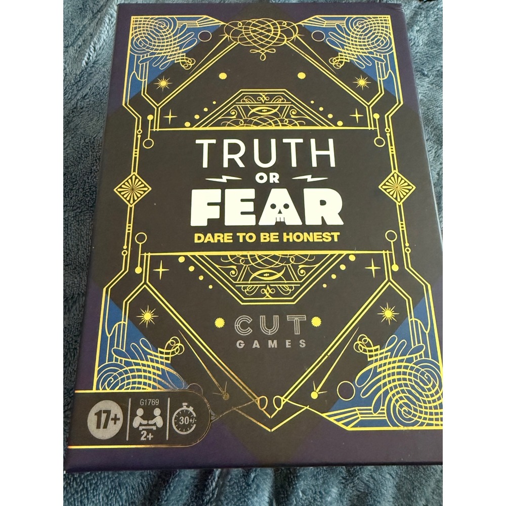 Truth or Fear Dare to be Honest Cut Games Hasbro Gaming Adult Party Card Game